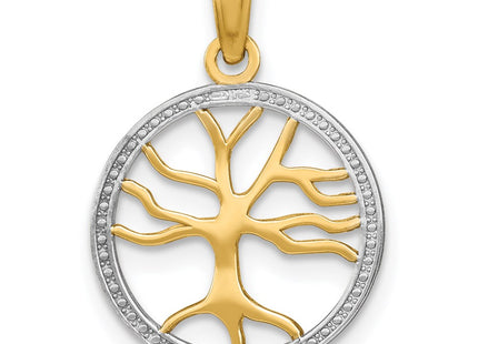 14k Yellow & Rhodium Jewelry Style K9018 - Classique Jewelry Inc.