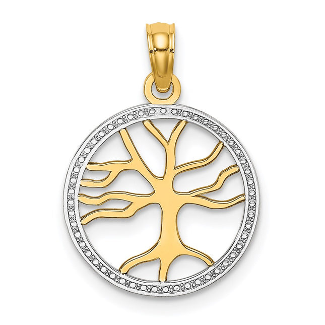 14k Yellow & Rhodium Jewelry Style K9018 - Classique Jewelry Inc.