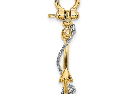 14k Two-tone Jewelry Style K9025 - Classique Jewelry Inc.