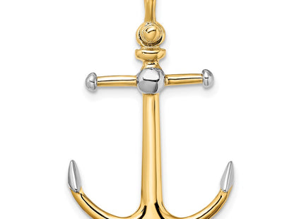 14k Yellow & Rhodium Jewelry Style K9026 - Classique Jewelry Inc.
