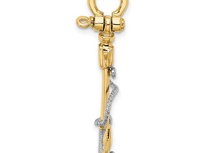 14k Two-tone Jewelry Style K9027 - Classique Jewelry Inc.
