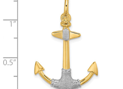 14k Yellow & Rhodium Jewelry Style K9028 - Classique Jewelry Inc.