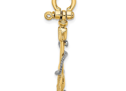 14k Two-tone Jewelry Style K9029 - Classique Jewelry Inc.