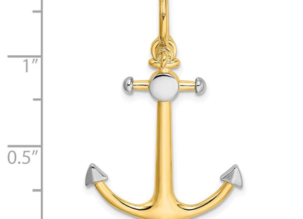 14k Yellow & Rhodium Jewelry Style K9030 - Classique Jewelry Inc.