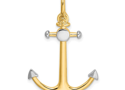 14k Yellow & Rhodium Jewelry Style K9030 - Classique Jewelry Inc.