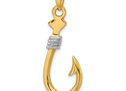 14k Yellow & Rhodium Jewelry Style K9032 - Classique Jewelry Inc.