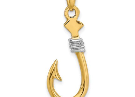 14k Yellow & Rhodium Jewelry Style K9032 - Classique Jewelry Inc.