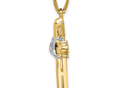 14k Two-tone Jewelry Style K9034 - Classique Jewelry Inc.