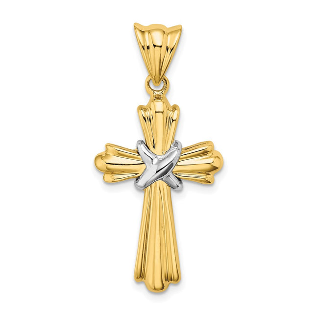 14k Two-tone Jewelry Style K9034 - Classique Jewelry Inc.