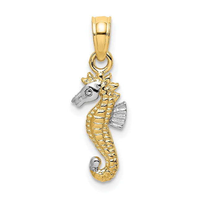14k Yellow & Rhodium Jewelry Style K9037 - Classique Jewelry Inc.