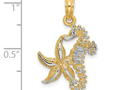 14k Yellow & Rhodium Jewelry Style K9039 - Classique Jewelry Inc.