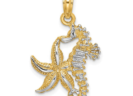 14k Yellow & Rhodium Jewelry Style K9039 - Classique Jewelry Inc.