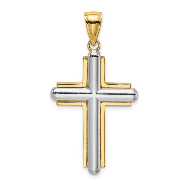 14k Two-tone Jewelry Style K9049 - Classique Jewelry Inc.