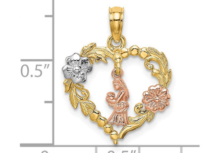 14k Two-tone Jewelry Style K9050 - Classique Jewelry Inc.