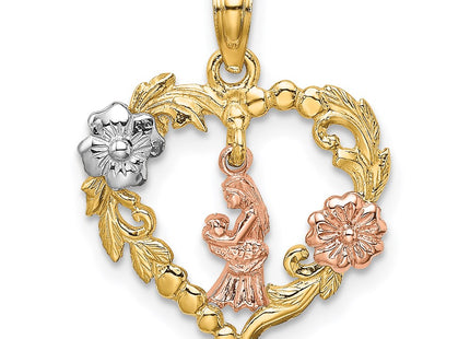 14k Two-tone Jewelry Style K9050 - Classique Jewelry Inc.