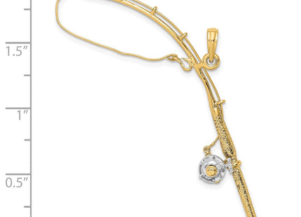 14k Yellow & Rhodium Jewelry Style K9051 - Classique Jewelry Inc.