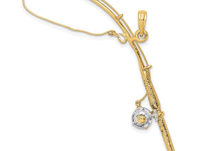 14k Yellow & Rhodium Jewelry Style K9051 - Classique Jewelry Inc.
