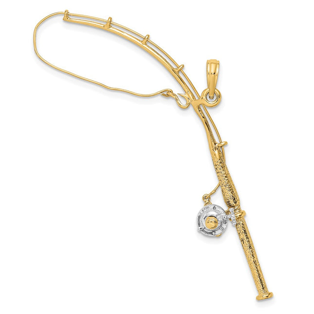 14k Yellow & Rhodium Jewelry Style K9051 - Classique Jewelry Inc.