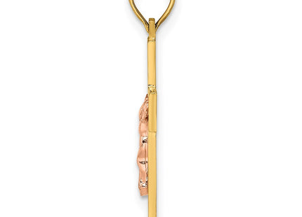 14k Two-tone Jewelry Style K9057 - Classique Jewelry Inc.