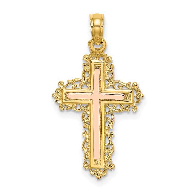 14k Two-tone Jewelry Style K9062 - Classique Jewelry Inc.