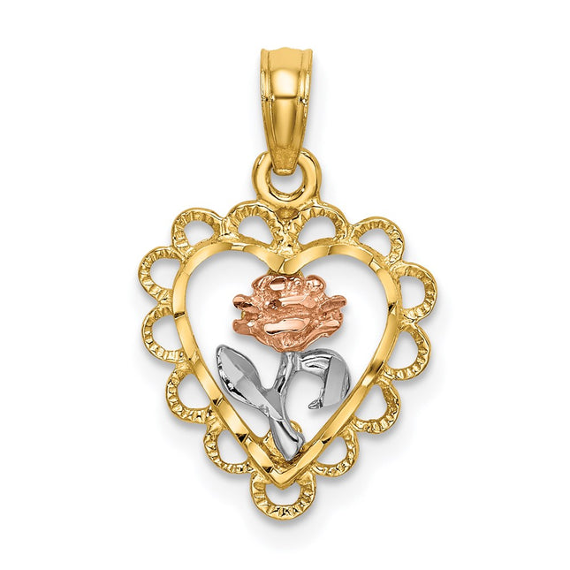 14k Two-tone Jewelry Style K9065 - Classique Jewelry Inc.