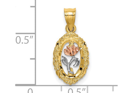 14k Two-tone Jewelry Style K9066 - Classique Jewelry Inc.