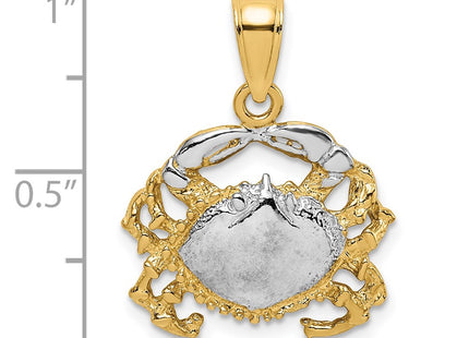 14k Yellow & Rhodium Jewelry Style K9069 - Classique Jewelry Inc.