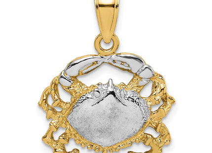 14k Yellow & Rhodium Jewelry Style K9069 - Classique Jewelry Inc.