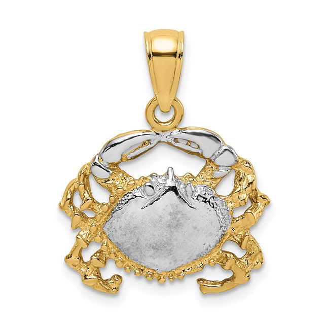 14k Yellow & Rhodium Jewelry Style K9069 - Classique Jewelry Inc.