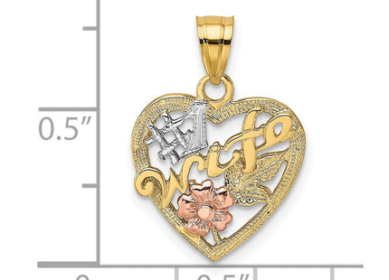 14k Two-tone Jewelry Style K9071 - Classique Jewelry Inc.