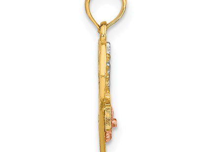 14k Two-tone Jewelry Style K9072 - Classique Jewelry Inc.