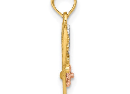 14k Two-tone Jewelry Style K9073 - Classique Jewelry Inc.