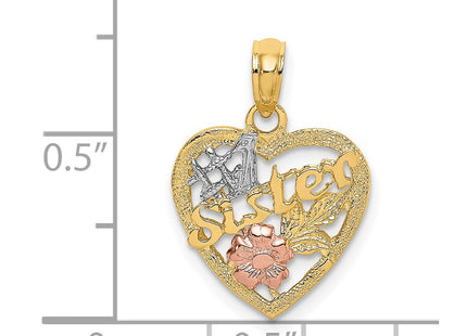 14k Two-tone Jewelry Style K9073 - Classique Jewelry Inc.