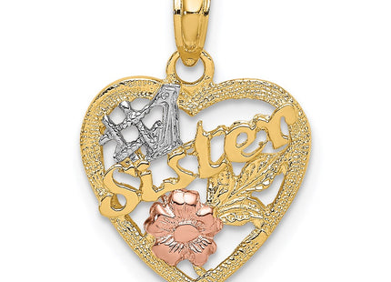 14k Two-tone Jewelry Style K9073 - Classique Jewelry Inc.