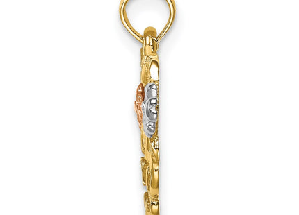 14k Two-tone Jewelry Style K9075 - Classique Jewelry Inc.