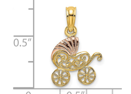 14k Two-tone Jewelry Style K9106 - Classique Jewelry Inc.