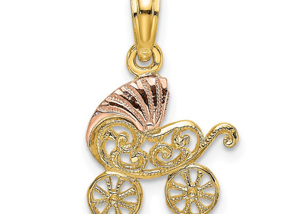14k Two-tone Jewelry Style K9106 - Classique Jewelry Inc.
