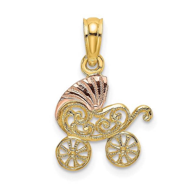 14k Two-tone Jewelry Style K9106 - Classique Jewelry Inc.