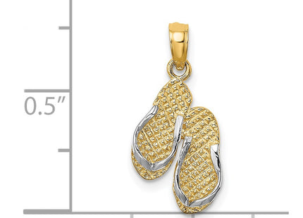 14k Yellow & Rhodium Jewelry Style K9123 - Classique Jewelry Inc.