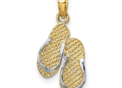 14k Yellow & Rhodium Jewelry Style K9123 - Classique Jewelry Inc.