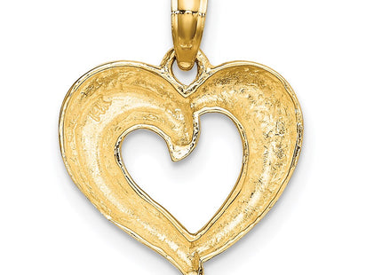 14k Yellow & Rhodium Jewelry Style K9124 - Classique Jewelry Inc.