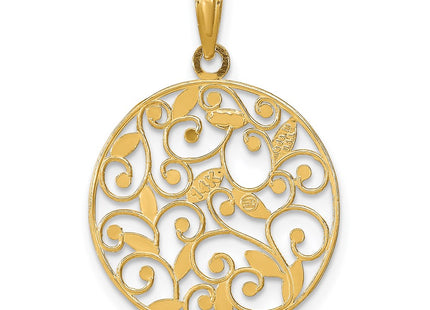 14k Yellow & Rhodium Jewelry Style K9125 - Classique Jewelry Inc.