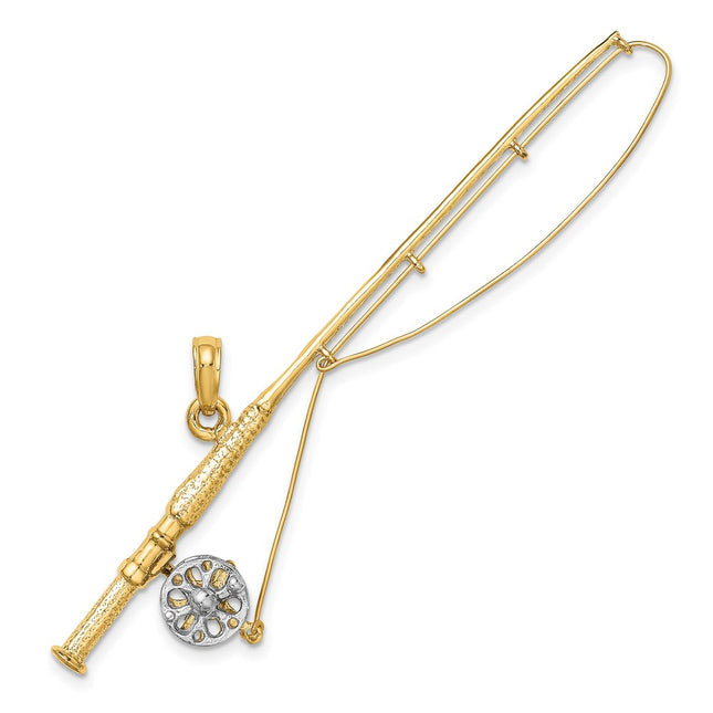 14k Yellow & Rhodium Jewelry Style K9132 - Classique Jewelry Inc.