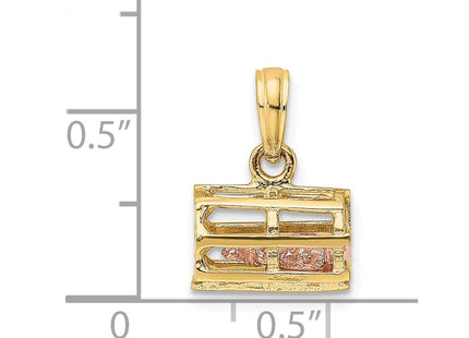 14k Two-tone Jewelry Style K9136 - Classique Jewelry Inc.