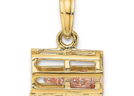 14k Two-tone Jewelry Style K9136 - Classique Jewelry Inc.