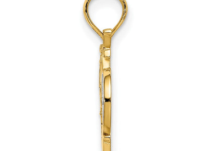 14k Yellow & Rhodium Jewelry Style K9139 - Classique Jewelry Inc.