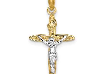 14k Yellow & Rhodium Jewelry Style K9140 - Classique Jewelry Inc.