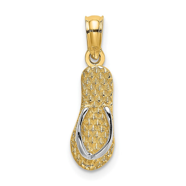 14k Yellow & Rhodium Jewelry Style K9147 - Classique Jewelry Inc.