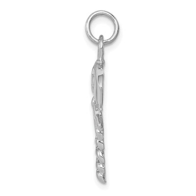 14K White Gold Nurse Symbol Charm