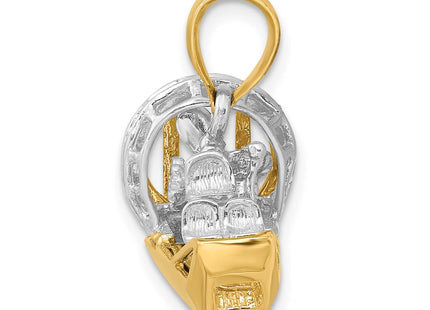 14k Two-tone Jewelry Style K9154 - Classique Jewelry Inc.